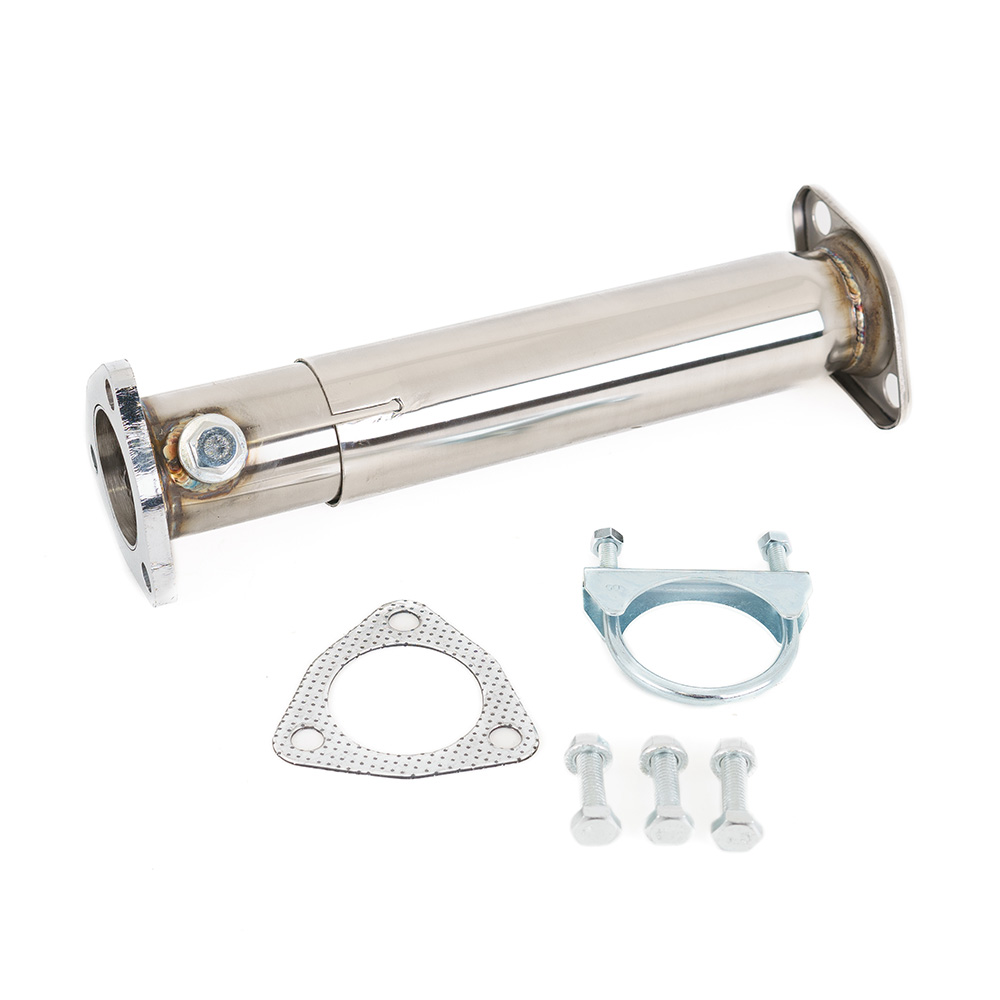 Image of SK-Import Achter Katvervanger Verstelbaar 63.5mm Roestvrij Staal Honda Civic,CRX,Del Sol