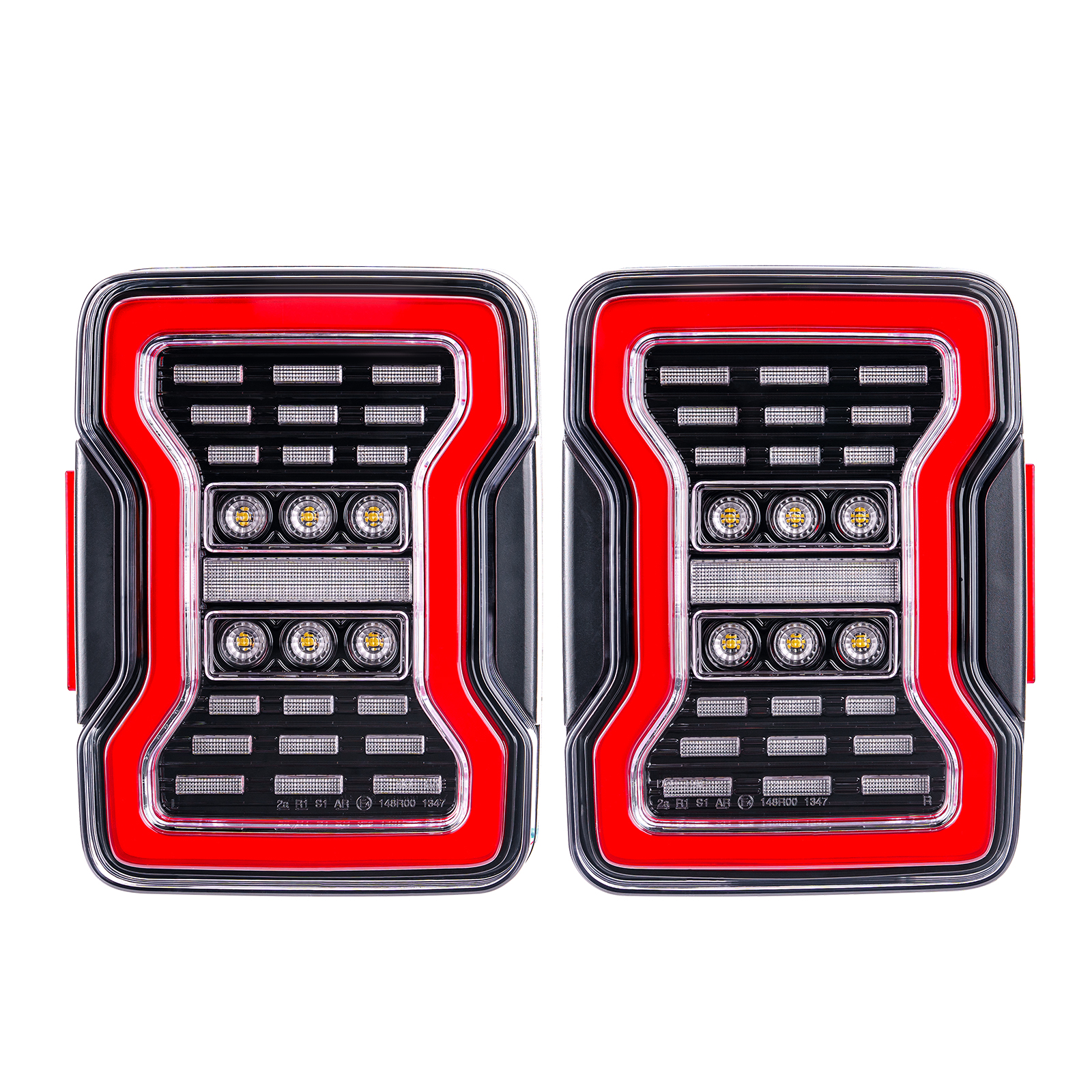 Image of SK-Import Achterlichten LED Heldere Lens Jeep Wrangler
