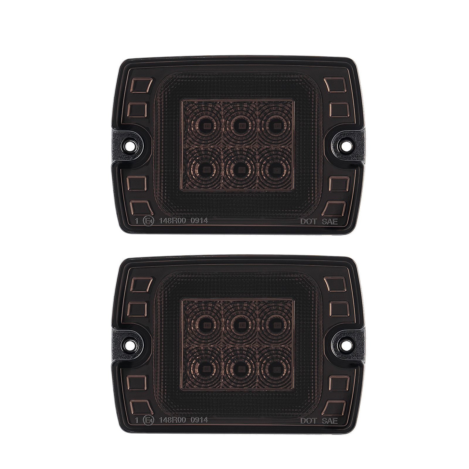 Image of SK-Import Voor Knipperlichten LED Smoke Glas Jeep Wrangler