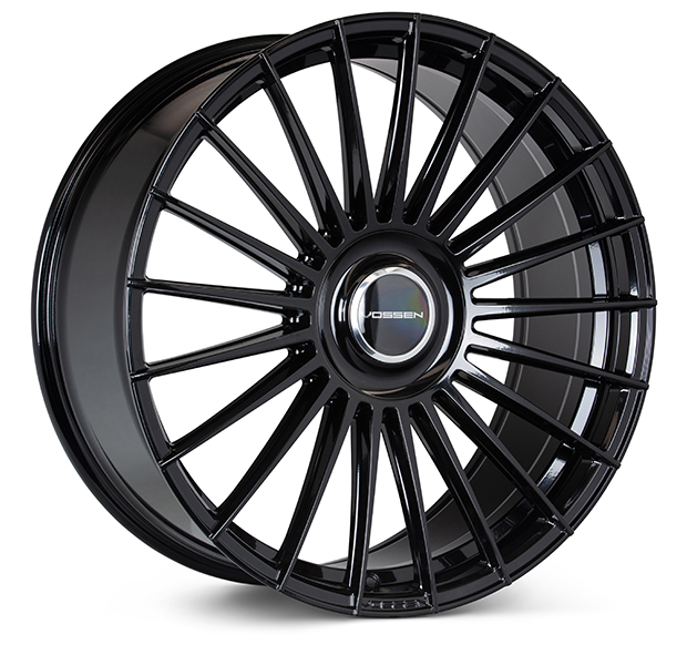 Image of Vossen Wheels HF-8 Hybrid Forged Series Velgen 22 Inch 10.5J ET35 5x112 Diepe Concave Flow Form Gloss Black