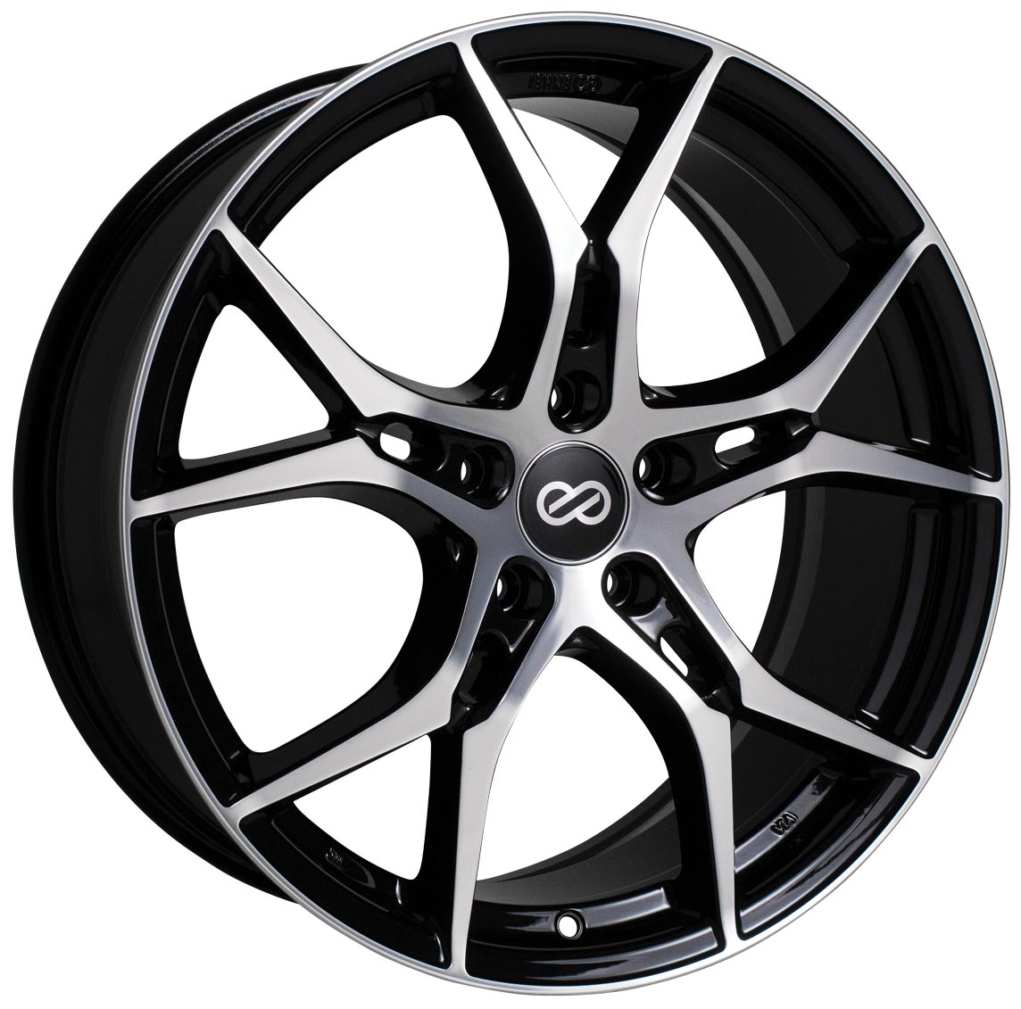 Image of Enkei Vulcan Velgen 18 Inch 8J ET45 5x100 Black Machined