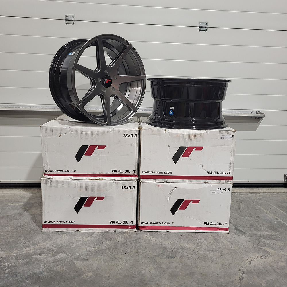 Image of JR-Wheels JR20 TWEEDE KANS Velgen 18 Inch 9.5J ET20 5x112 Hyper Black