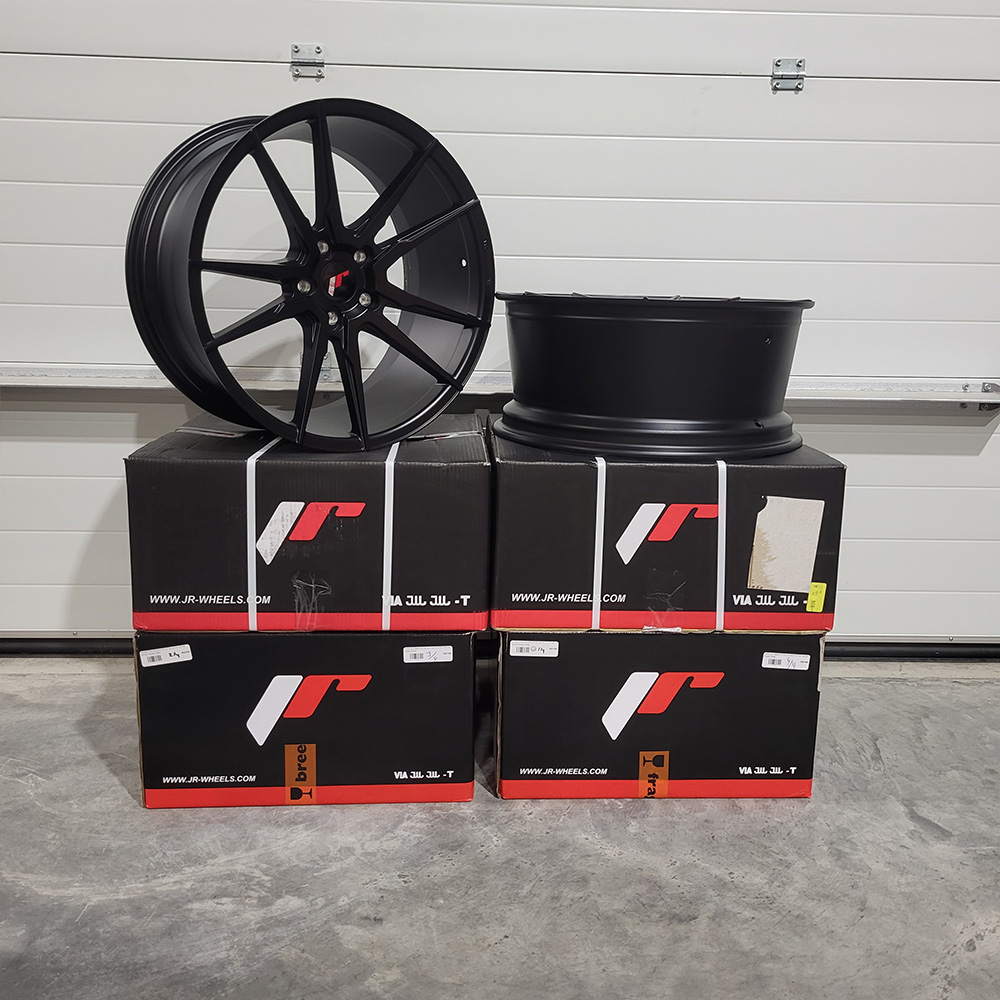Image of JR-Wheels JR21 TWEEDE KANS 2x 20x8,5 ET35 - 2x 20x10 ET35 5x120 Flat Black