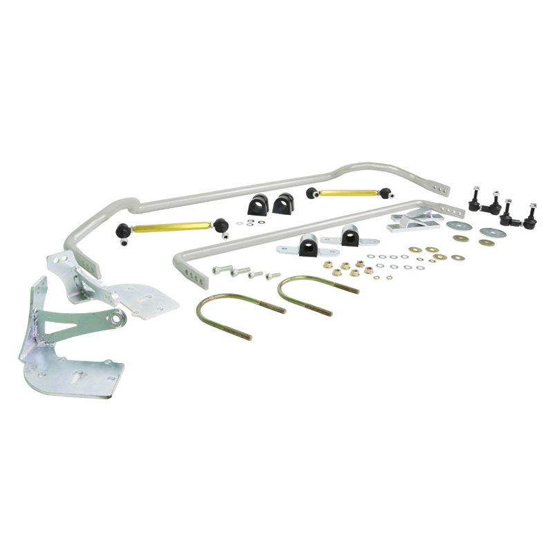 Image of Whiteline Voor en Achter Stabilisatorstang Kit Staal Honda Civic
