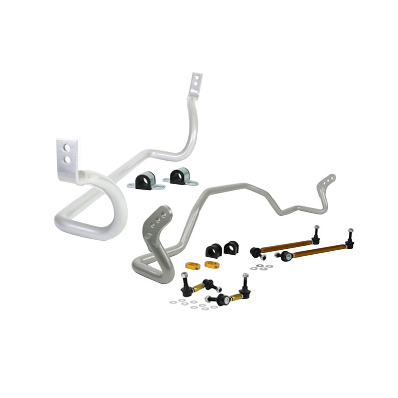 Image of Whiteline Voor en Achter Stabilisatorstang Kit Staal Mitsubishi Lancer