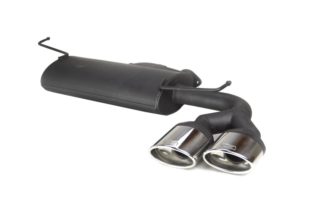 Image of Ulter Sport Uitlaat Demper Dual Tip Zwart Staal Hyundai Tucson