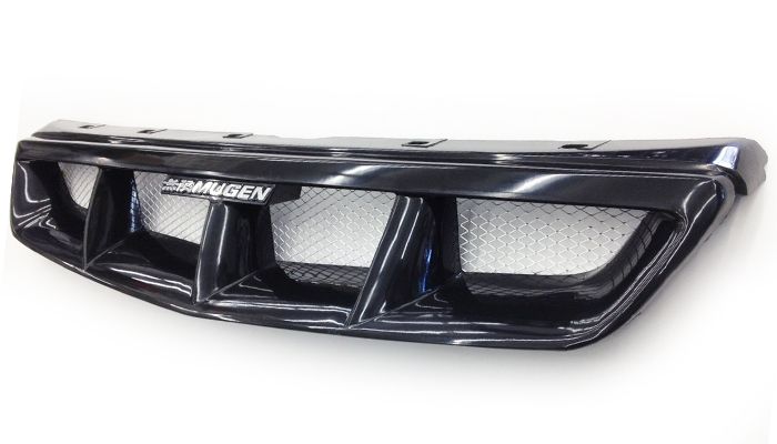 Image of SK-Import Grill Mugen Style Zwart ABS Plastic Honda Civic Pre-Facelift 1996-1998