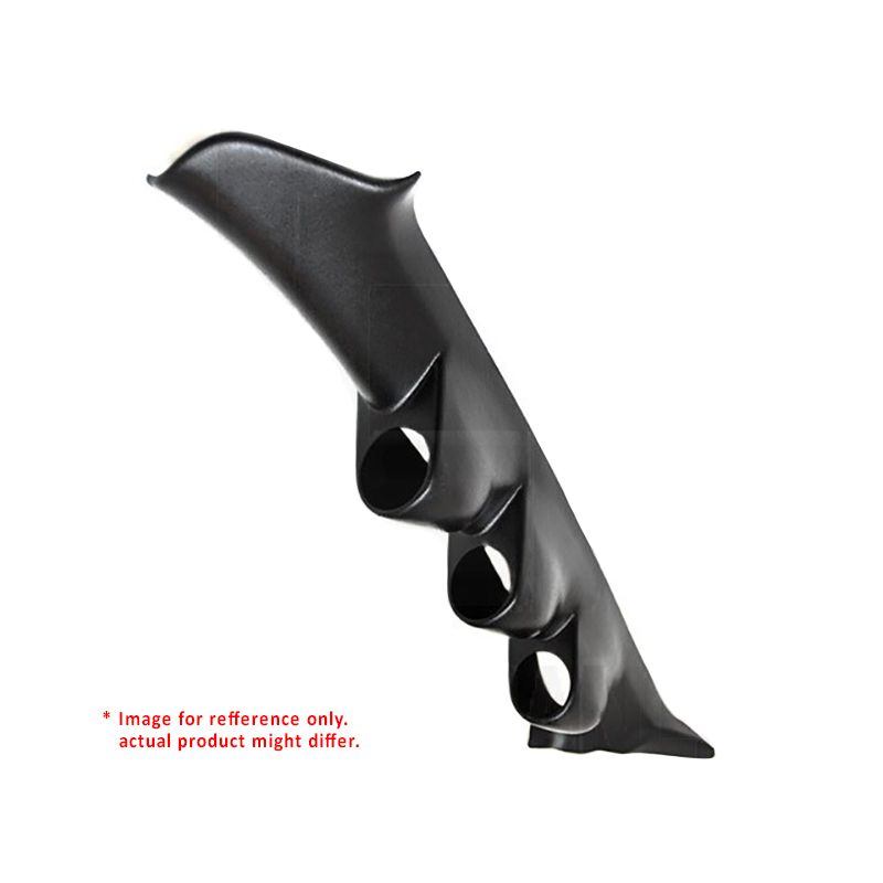 Image of SK-Import Meterhouder A-pillar Zwart 52mm ABS Plastic Honda Civic