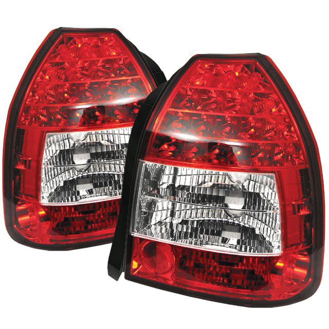 Image of Sonar Achterlicht LED Rood Glas Honda Civic