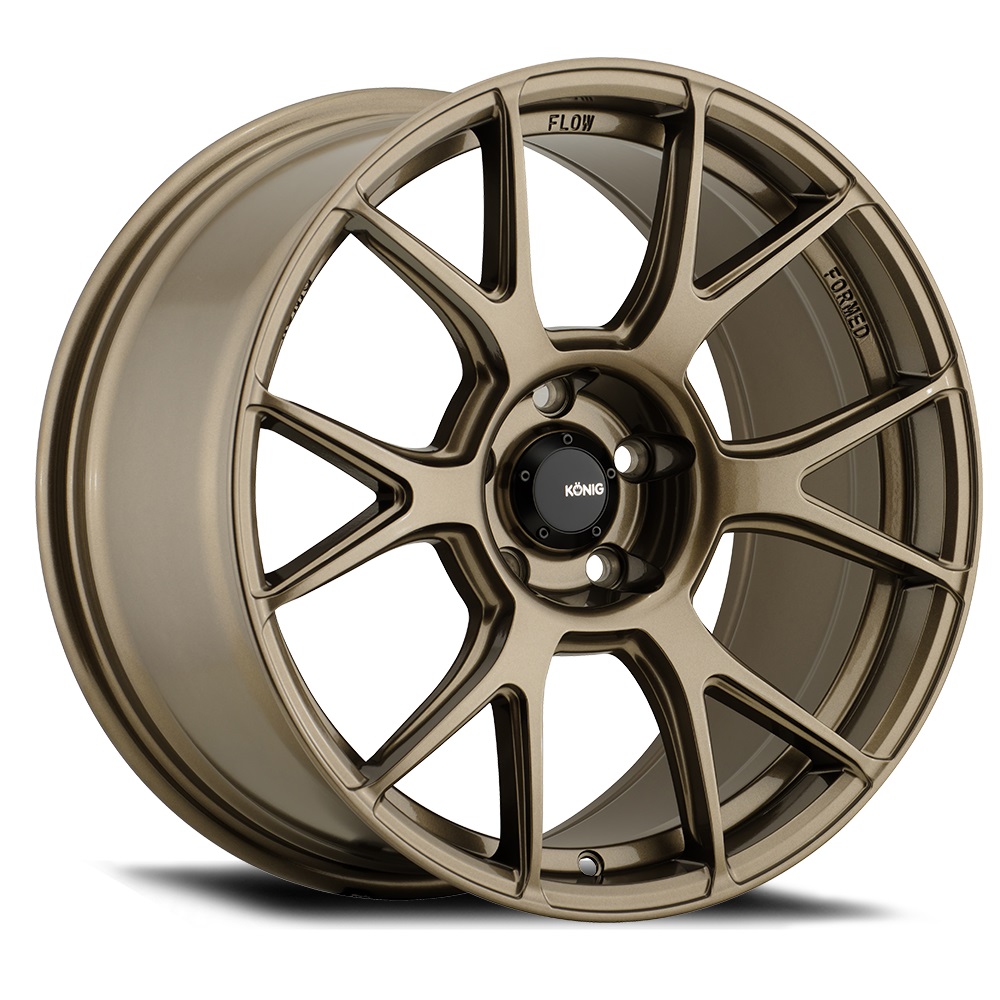 Image of König Ampliform Velgen 17 Inch 8J ET45 4x100 Gloss Bronze