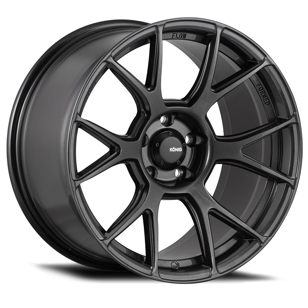 Image of König Ampliform Velgen 18 Inch 8.5J ET43 5x112 Flow Form Dark Metallic Graphite