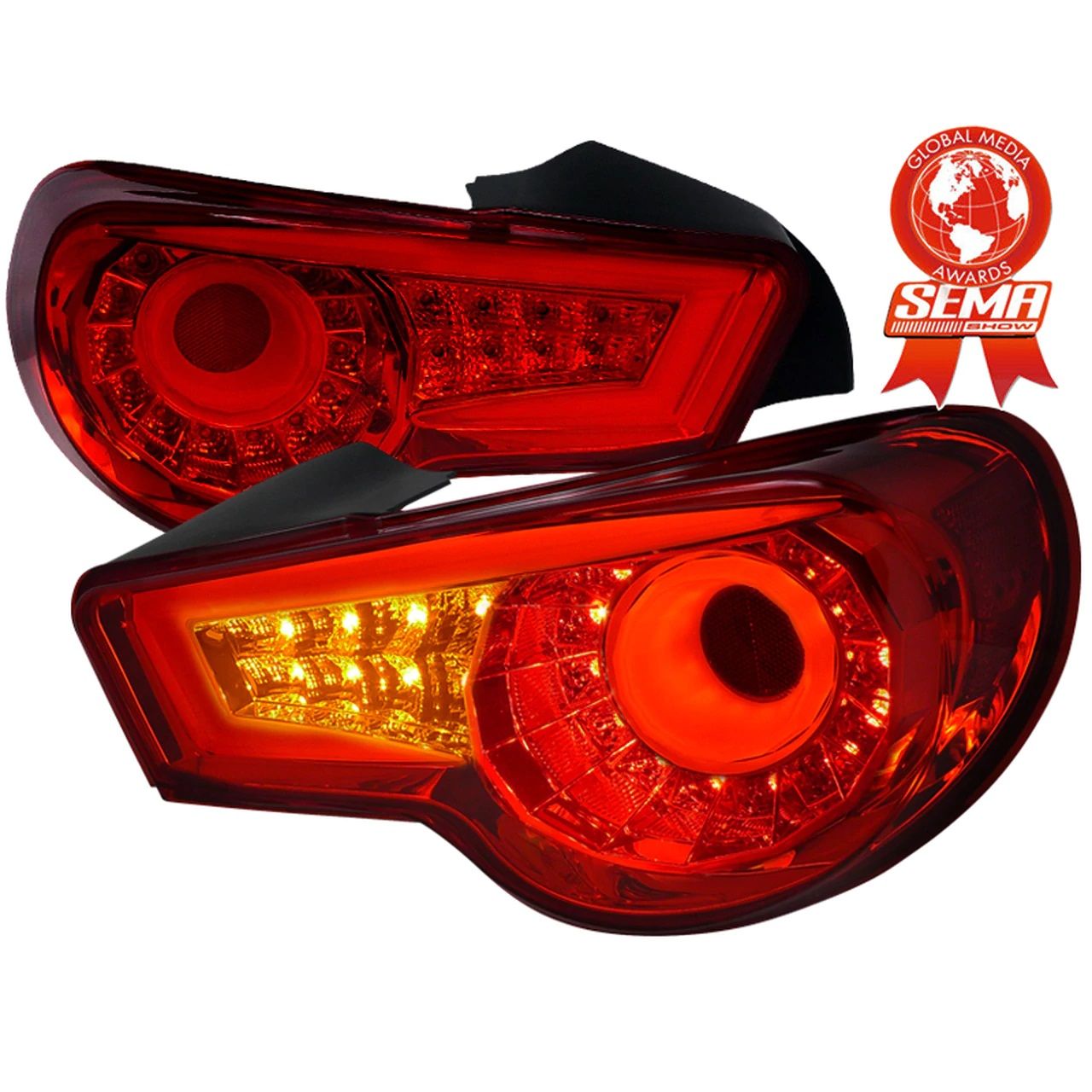 Image of SK-Import Achterlicht LED Chrome Housing Rood Glas Subaru,Toyota Pre Facelift