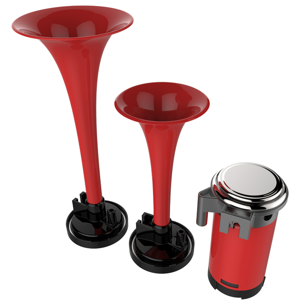 Image of SK-Import Luchthoorn Rood 76mm ABS Plastic