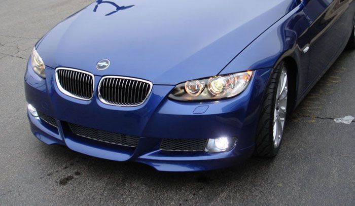 Image of PU Design Voor Bumper Lip M-Tech Style Zwart Polyurethane BMW 3-serie Pre LCI