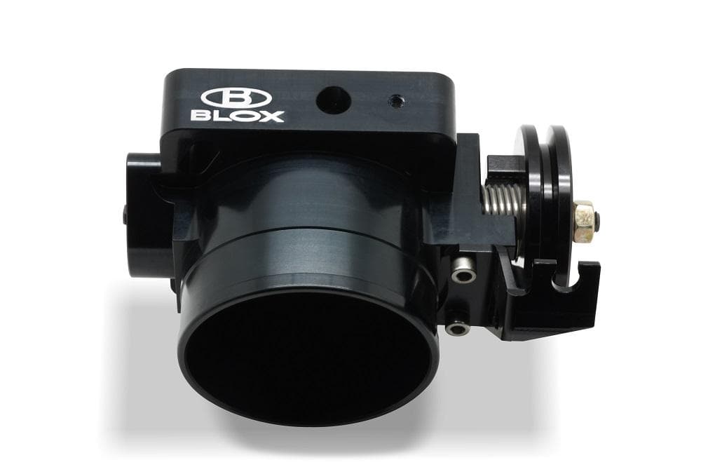 Image of Blox Racing Gasklep Dual Pattern Zwart 70mm Aluminium Honda