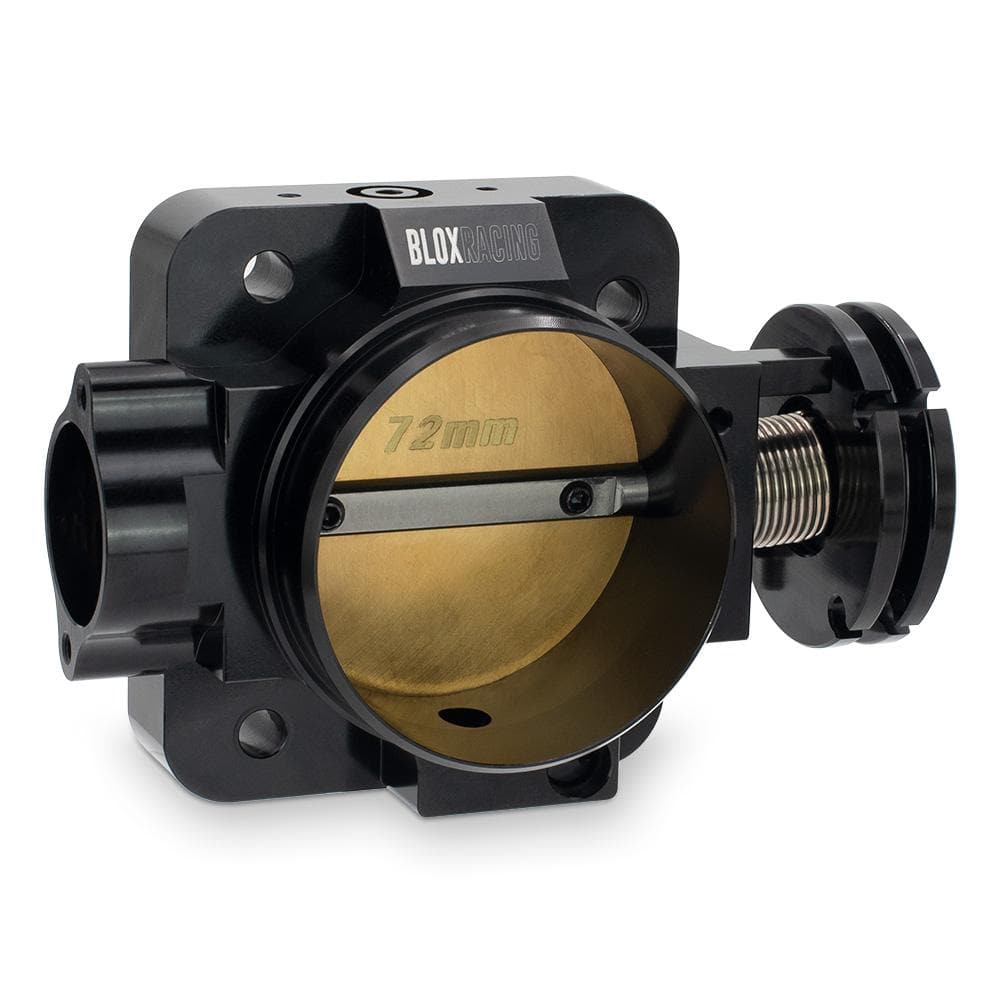 Image of Blox Racing Gasklep Dual Pattern Zwart 74mm Aluminium Honda