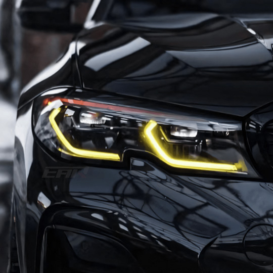 Image of SK-Import Voor Dagrijverlichting LED Geel BMW 3-serie Pre LCI