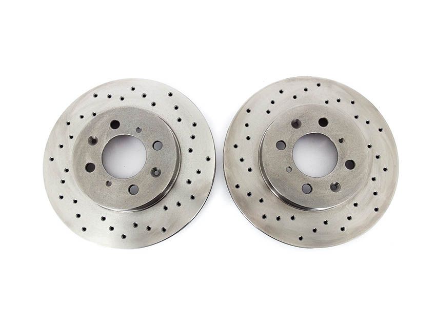 BrakeMax Voor Remschijven Sport Geboord 300mm Honda Civic,Integra