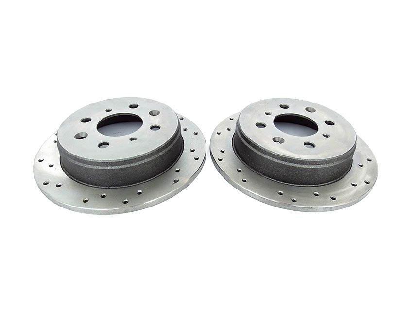 Image of BrakeMax Achter Remschijven Sport Geboord 260mm Honda Civic