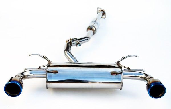 Image of Invidia Cat-back Uitlaatsysteem Q300tl TI Titanium Tip 70mm Roestvrij Staal Mazda RX-8