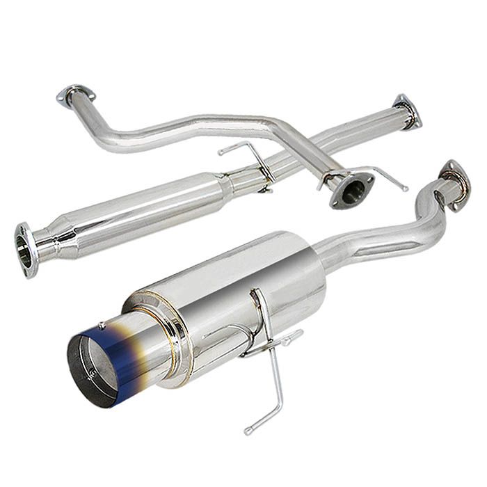 Image of SK-Import Cat-back Uitlaatsysteem Roestvrij Staal Honda Integra