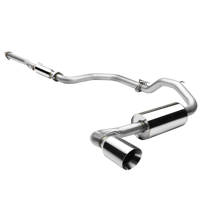 Image of SK-Import Cat-back Uitlaatsysteem 57mm Roestvrij Staal Honda CRX