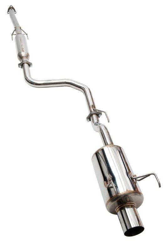 Image of SRS Cat-back Uitlaatsysteem R60 Roestvrij Staal Honda Del Sol