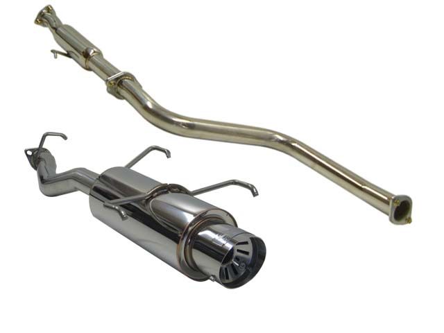 Image of SRS Cat-back Uitlaatsysteem G55 Roestvrij Staal Honda Prelude