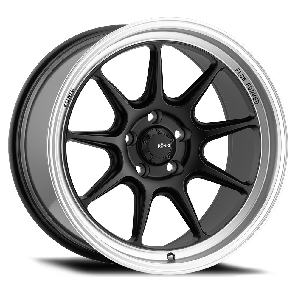 Image of König Countergram Velgen 19 Inch 11J ET40 5x112 Flow Form Flat Black