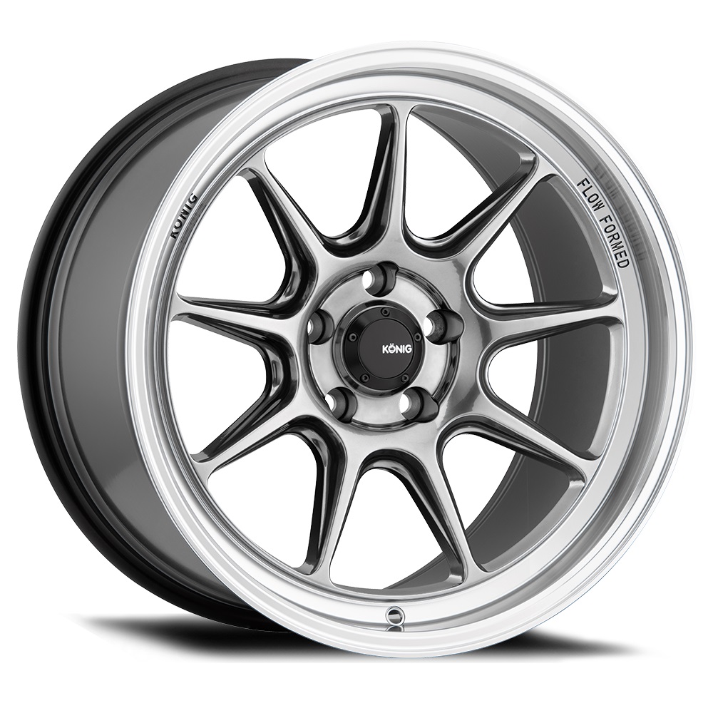 Image of König Countergram Velgen 17 Inch 9J ET43 5x114.3 Flow Form Hyper Chrome