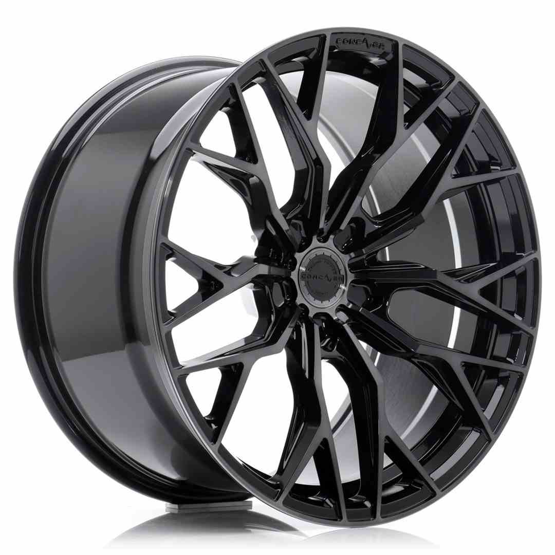 Image of Concaver CVR1 Velgen 21 Inch 9.5J ET35 5x112 Diepe Concave Flow Form Double Tinted Black