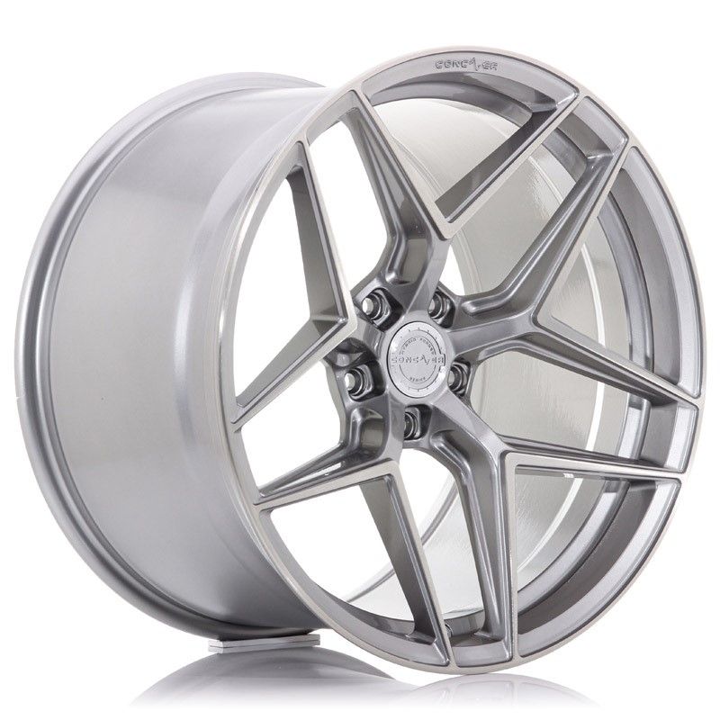 Image of Concaver CVR2 Velgen 20 Inch 10J ET45 5x112 Mid Concave Flow Form Brushed Titanium