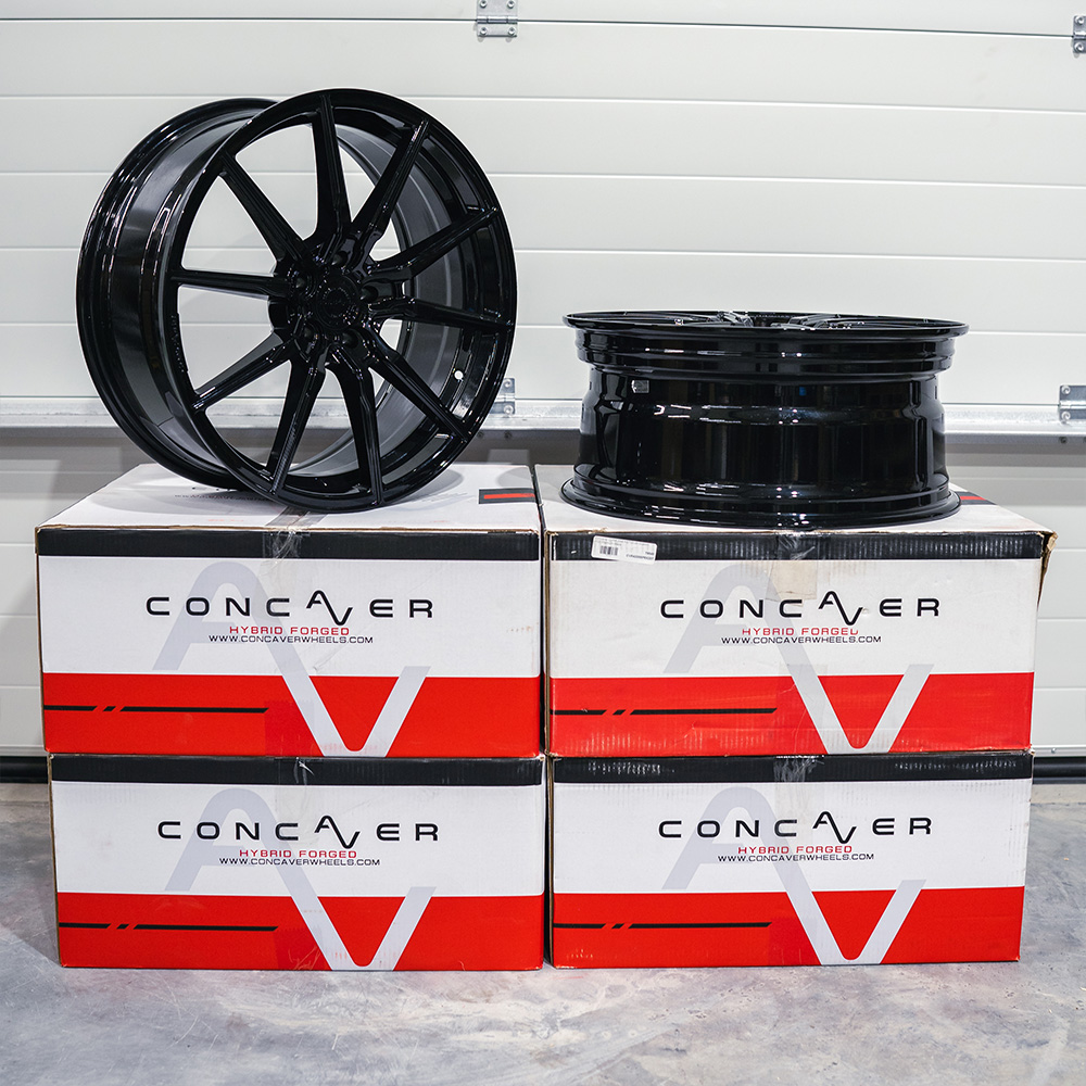 Image of Concaver CVR4 TWEEDE KANS Velgen 20 Inch 8.5J ET25 5x112 Platinum Black