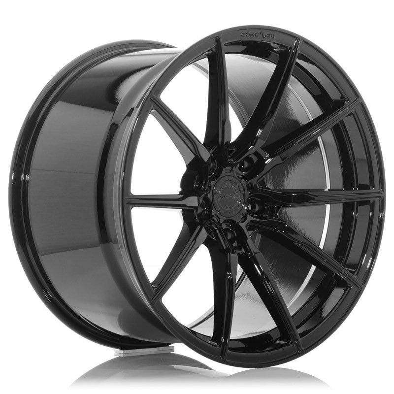 Image of Concaver CVR4 Velgen 20 Inch 9.5J ET22-44 Custom PCD Mid Concave Flow Form Platinum Black