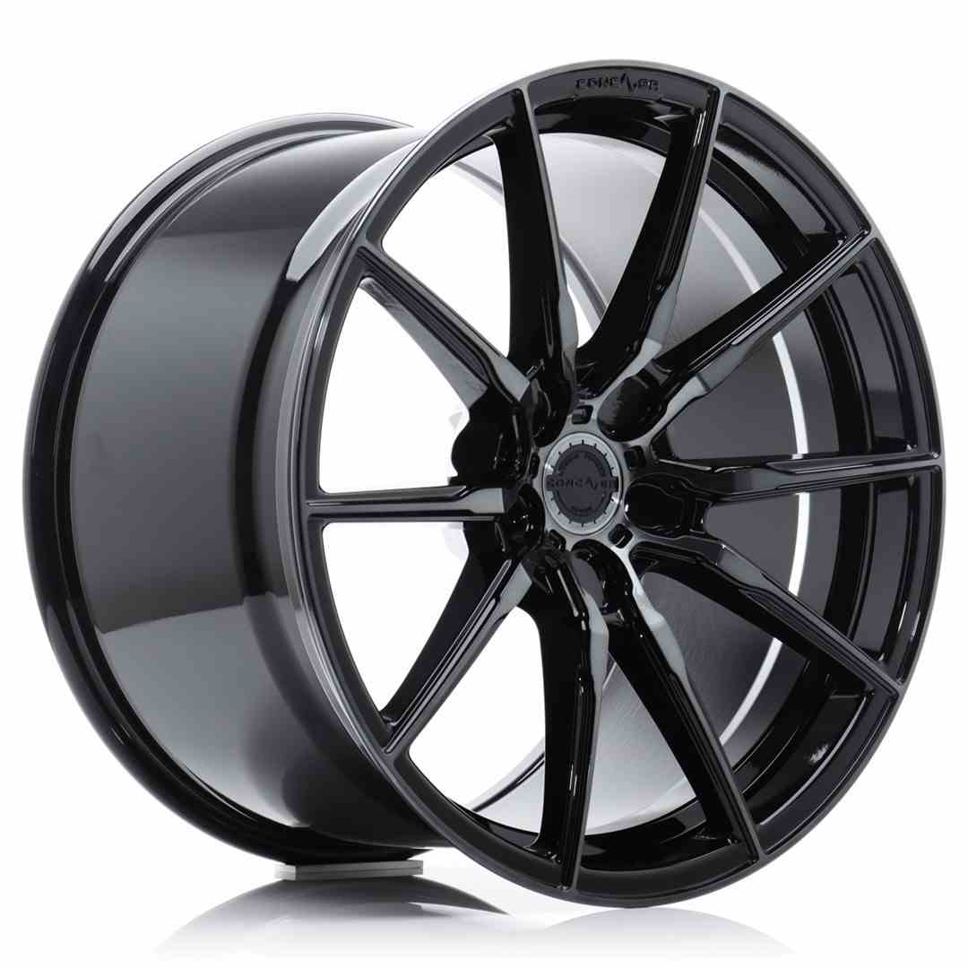 Image of Concaver CVR4 Velgen 21 Inch 9.5J ET35 5x112 Diepe Concave Flow Form Double Tinted Black