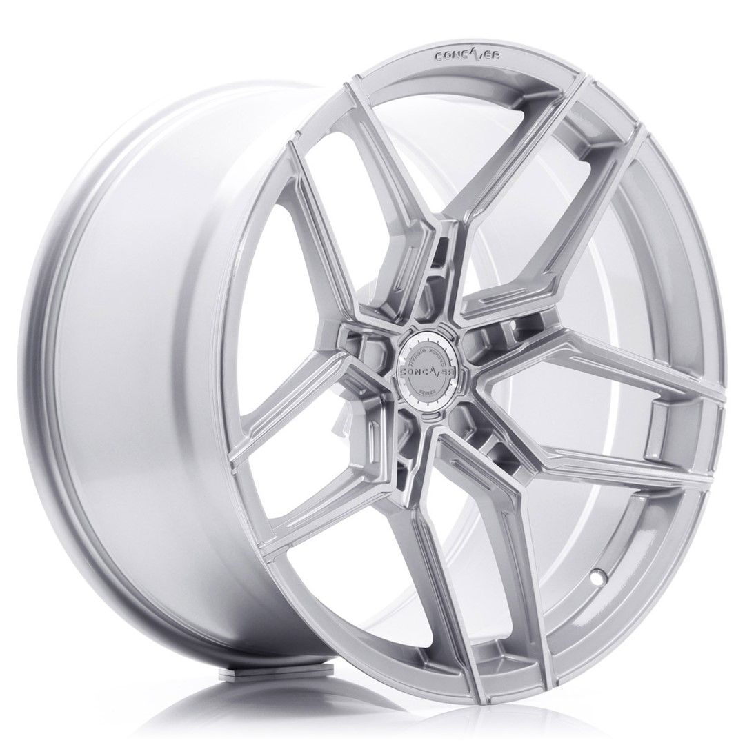 Image of Concaver CVR5 Velgen 22 Inch 11J ET11-54 Custom PCD Diepe Concave Flow Form Brushed Titanium