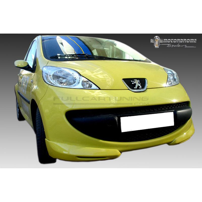 Motordrome Voor Bumper Lip Ongeverfd ABS Plastic Peugeot 107
