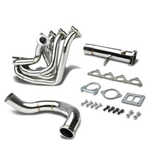 J2 Engineering Turbo Spruitstuk T4 Twin Scroll Roestvrij Staal Honda Civic,Integra