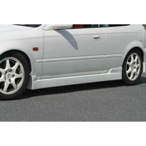 SK-Import Side Skirts Chargespeed Style Zwart ABS Plastic Honda Civic