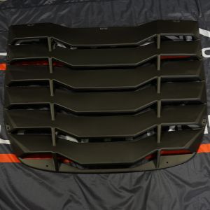 SK-Import Achter Window Louvers TWEEDE KANS Zwart ABS Plastic Nissan 370Z
