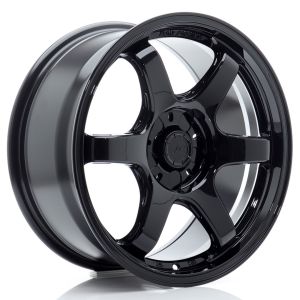 JR-Wheels SL03 Super Light Velgen 17 Inch 8J ET20-42 Custom PCD Flow Form Gloss Black