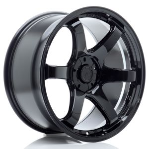 JR-Wheels SL03 Super Light Velgen 19 Inch 9J ET20-31 Custom PCD Flow Form Gloss Black
