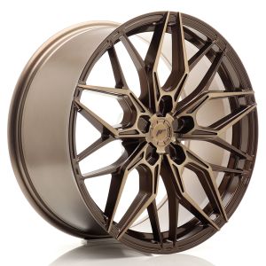 JR-Wheels JR46 Velgen 19 Inch 9J ET20-51 Custom PCD Flow Form Platinum Bronze