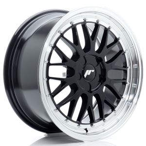 JR-Wheels JR23 Velgen 18 Inch 8.5J ET20-48 Custom PCD Flow Form Gloss Black Machined Lip