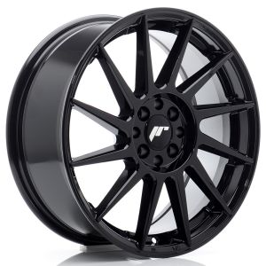 JR-Wheels JR22 Velgen 17 Inch 7J ET25 4x100,4x108 Flow Form Gloss Black