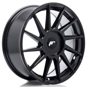 JR-Wheels JR22 Velgen 17 Inch 7J ET20-40 Custom PCD Flow Form Gloss Black