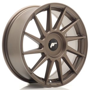 JR-Wheels JR22 Velgen 17 Inch 7J ET20-40 Custom PCD Flow Form Flat Bronze