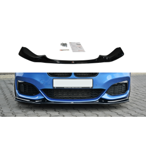 Maxton Voor Bumper Lip V3 Zwart ABS Plastic BMW 1M LCI
