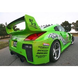 Chargespeed Achter Spoiler Super GT Style Polyester Nissan 350Z