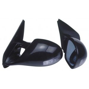 SK-Import Zijspiegels K3 Style Handmatig Verstelbaar Zwart ABS Plastic